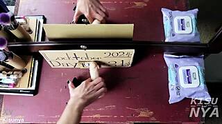 I'm so in heat, fingering my ass sloppy