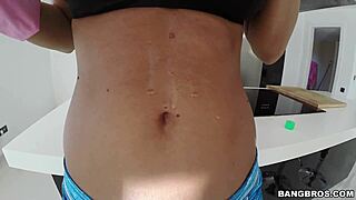 Super big tit latina gets cum in pussy creampie 😘