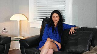 Jazmin meets her interviewer for the first time