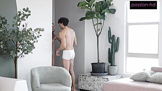 horny slut thea summers feels crazy waiting for her man's big cock