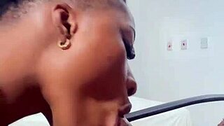Naija Babe Candy Sucks Monster Cock In Blowjob Frenzy!