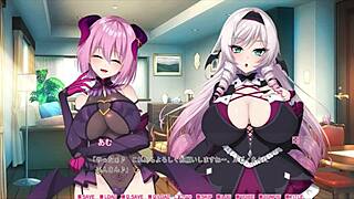 Three beauties from vrworld kemonomimi mumma vampire are my roommates gameplay 01