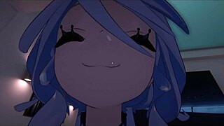 Kafka and Furina take turns on the goth boy in Yukoshvr.