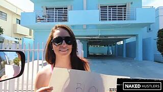 I give my first public blowjob at the Miami car wash with Nina Colada.