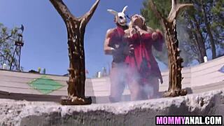 Pagan stepmom, ass fucked by masked stepson?