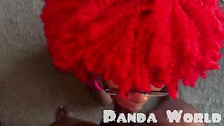 Two Ebony Women, One Latino, and One BBC in Deepthroat and Riding Session