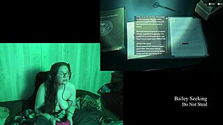 Look at that naked brunette playing at the lake house! So sexy!