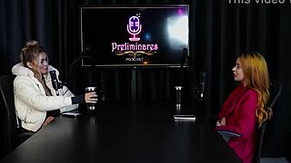 Compilation Of Jhocy In Podcast With Bia Hot On Sheer Red