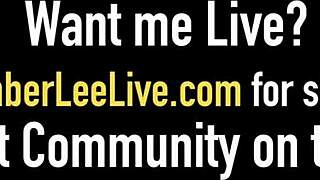 Sweet Young Kimber Lee Busts Balls With Soft Gloves