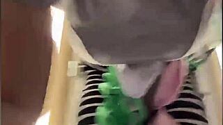 blonde teen fingers in public changing room