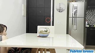 recebo minha cunhada em casa e meti cu da safada enquanto minha mulher cozinhava completo no sheer e red