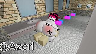 I fuck my friend in a public bathroom