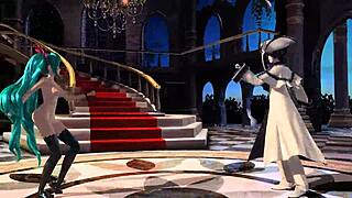 Hatsune miku nude with big natural tits