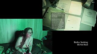 Look at that naked brunette playing at the lake house! So sexy!