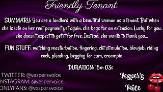 F4m Erotic Audio Tenant Thanks For Rent Extension Blowjob Riding