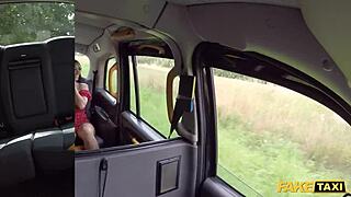 Fake Taxi British Luci Reign Encounters Taxi Driver's Huge White Cock