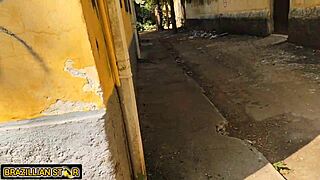 Boss's daughter calls farmhand to woods for virginity loss with monster cock and wet pussy.