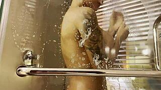 Monika Fox Intensely Masturbates in Home Shower