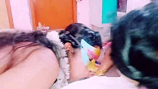 Desi Threesome With Wife, Husband, And Aunt In Hardcore Fucking