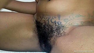 Bratty Sub Shaves Her Hairy Pussy Smooth While Bound And Teased