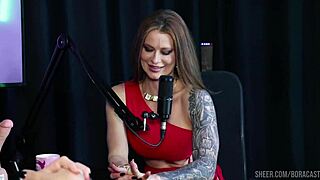 Compilados Da Tati Weg No Bora Cast Com Bruna Carlos Watch on Sheer Red