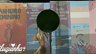 After the carnival, I fucked the young girl in the public bathroom