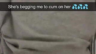 Watch my cheating college girlfriend get fucked on Snapchat to pay the debt - cucked and covered in cum