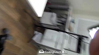 big cock chases dripping wet miranda miller in hardcore casting 😏