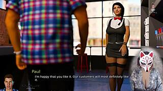 anna shares an exciting moment of affection in episode two.