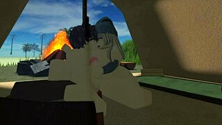 Meeting A Fan In The Roblox World For An Exciting Adventure