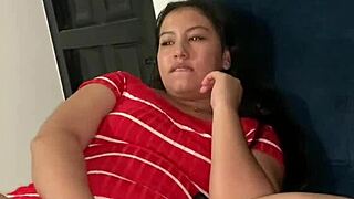 my stepmother in the kitchen teases me before we fuck