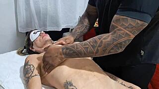 Naughty Masseur With Big Cock Eats Mature Woman's Wet Pussy In Bareback Session