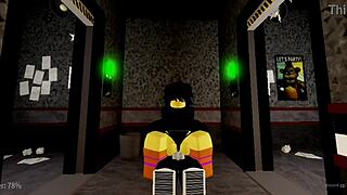 Two FNAF Roblox Sluts Bent Over For Doggystyle Fucking And Cowgirl Riding