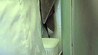 Stepmom assisted her son with jerking off and cumming