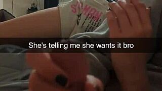 Watch my cheating college girlfriend get fucked on Snapchat to pay the debt - cucked and covered in cum