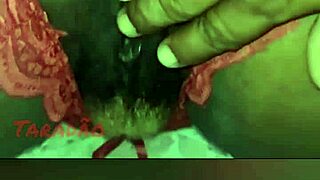 Greedy pussy winks with anal plug teasingly