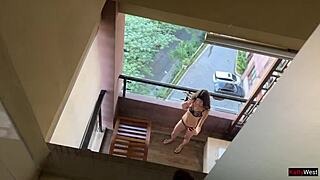 Neighbor Peeps At Me Naked! I Offer Anal Sex!