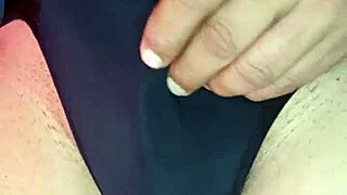 Mexican Model Showcases Satin Thong in Lingerie Dance