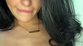 Curious Teen American Exchange Student Indulges in Solo Masturbation