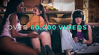 Girlsway Birthday Girl Vanessa Sky Enjoys Squirting Session With Busty Stepmom Pristine Edge