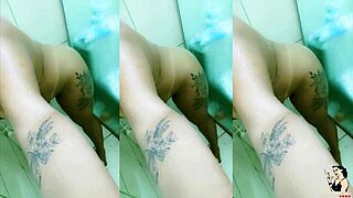 suellen santos was alone after the cinema and started masturbating her big pussy