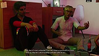 Bold Adventures In Being A Dik Route With Blonde Threesome Action