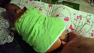 Stepmom's Heart Pounds Relieving Stepson's Cock From Cum In POV