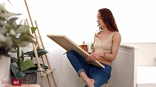 Red Madness - Tiny Redhead Explores Sex Inspiration