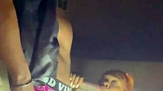 Intense creampie in beale street parking garage leaves her wet and moaning