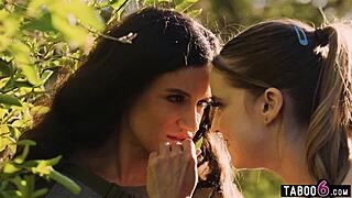 Environmentalist Lesbian Penny Barber Fucks BBW Codi Vore with Strapon