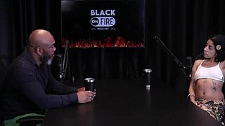 Bibi Hourani shows off her tattooed tits after bragging about small wins, then fingers her ass and gives a blowjob