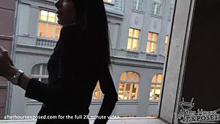 Hot Euro Coed Kate Sottile Dildoing Herself Before Blowjob And Titty Cumshot