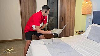 stepson discovers me masturbating with his microphones - monique fuentes & max betancur