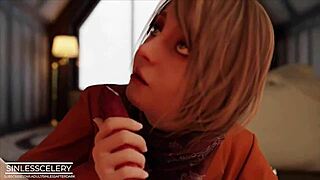 Ashley Dances Seductively, Rips Clothes in Intense Monster Encounter